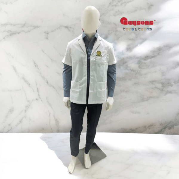 White Apron | College Uniform - Image 2