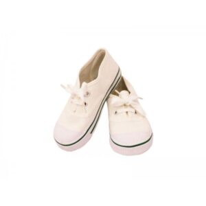 White Canvas Shoes – Pre-Nursery to KG-II