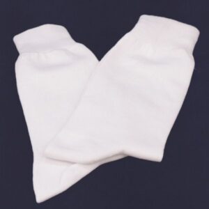 Plain White Socks (Pre-Nursery to KG-2)