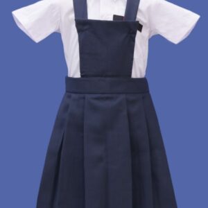 Dark Grey Bib Skirt with Gallies – Pre-Nursery to KG-II